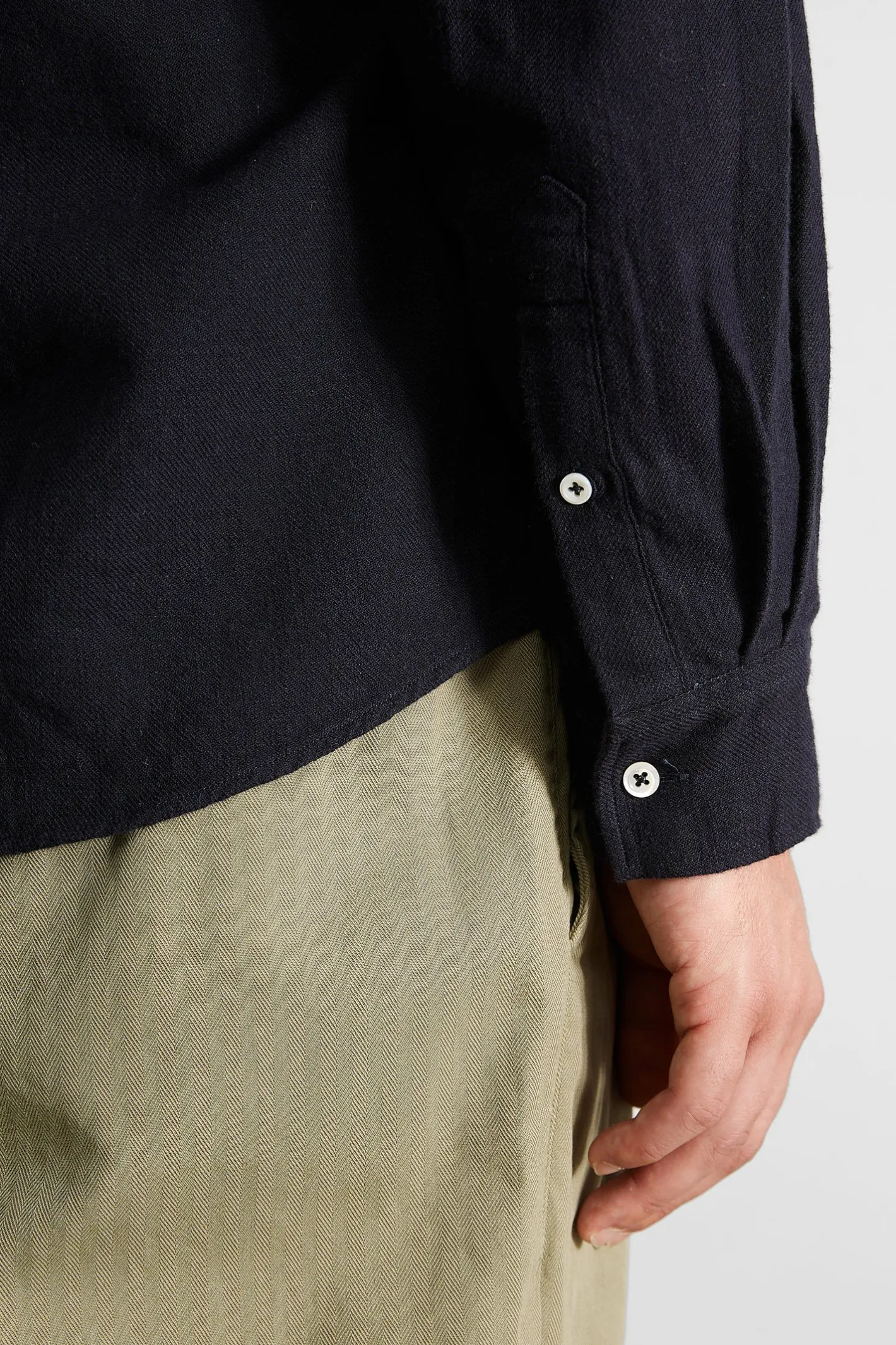 Edmmond Studios Adam Shirt Plain Navy | Men Shirts