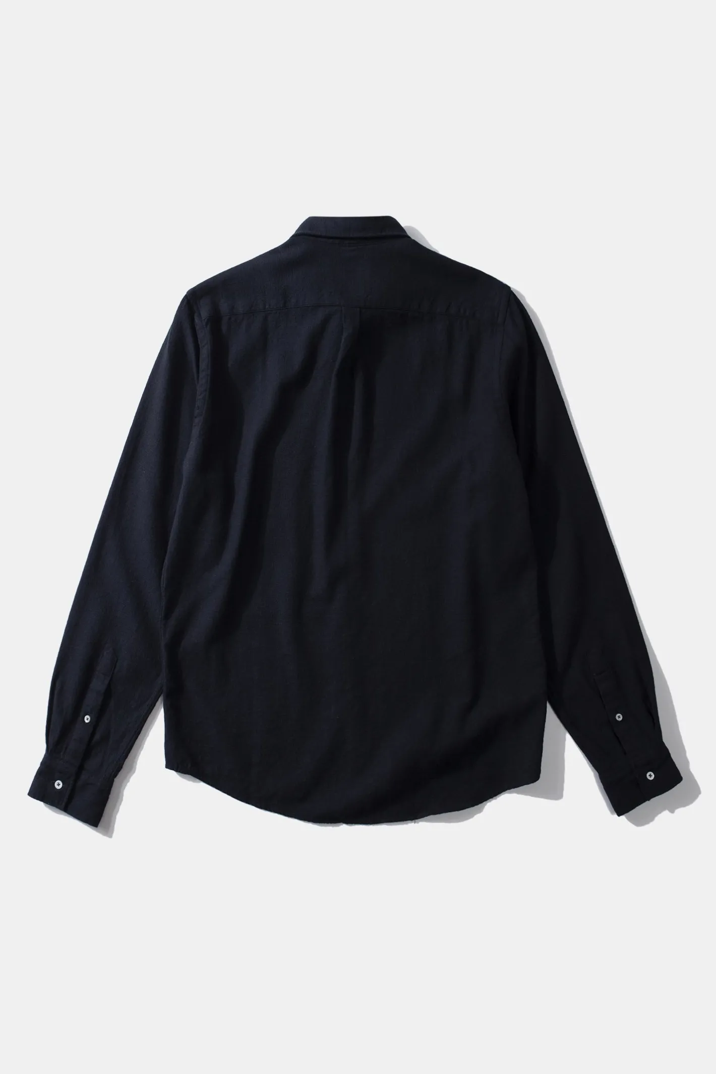 Edmmond Studios Adam Shirt Plain Navy | Men Shirts