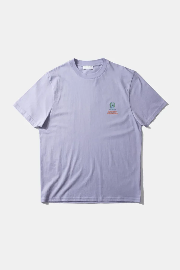 Edmmond Studios Afterwork Society Plain Light Purple | Men T-Shirts