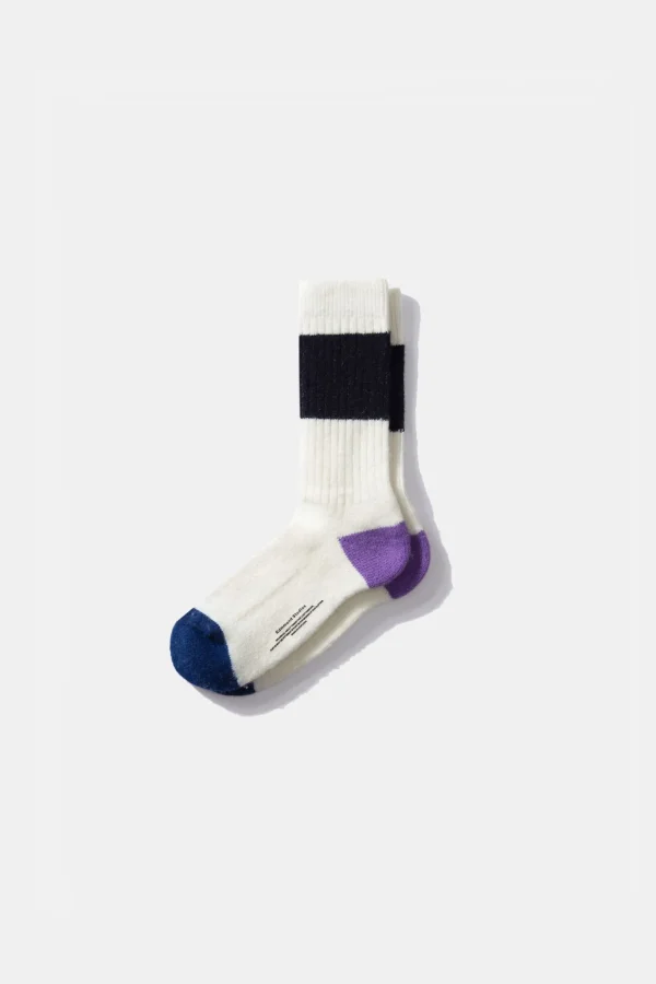 Edmmond Studios Archer Socks Plain Off White | Men Accessories