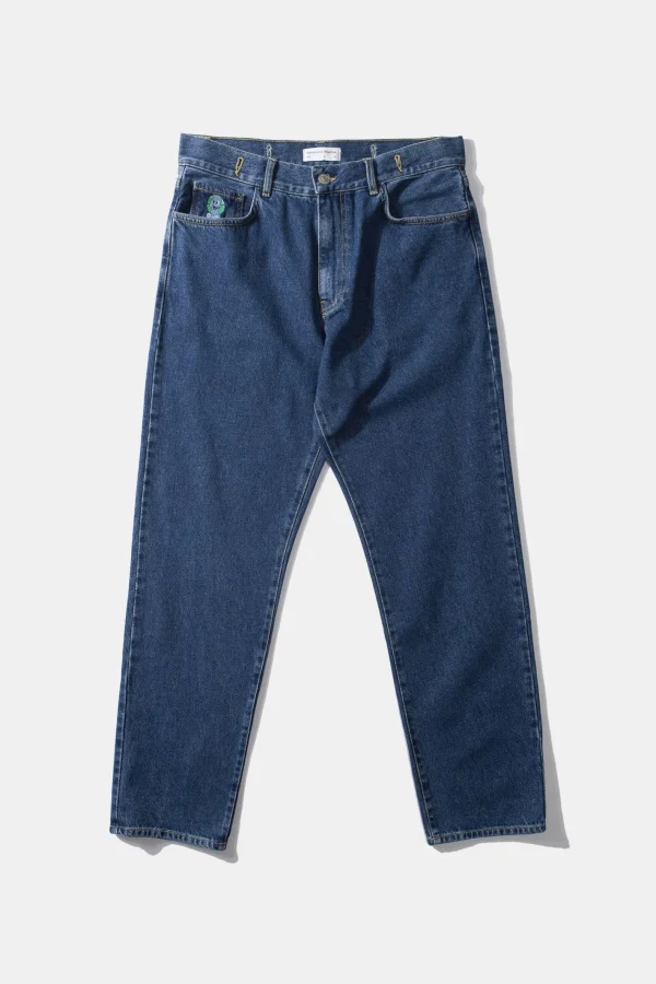 Edmmond Studios Avail Pants Denim Plain Bleach | Men Trousers