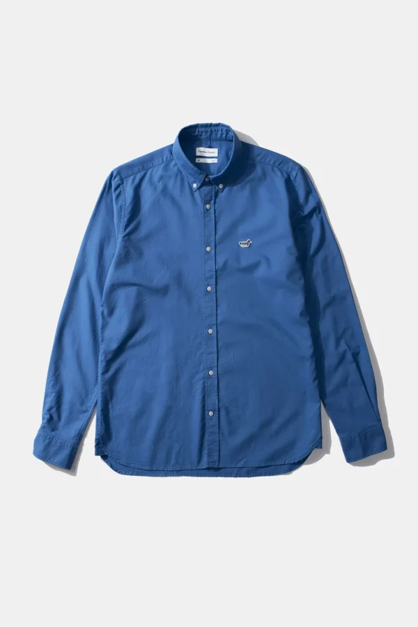 Edmmond Studios Bd Shirt Duck Edition Oxford Ns Plain Blue | Men Shirts