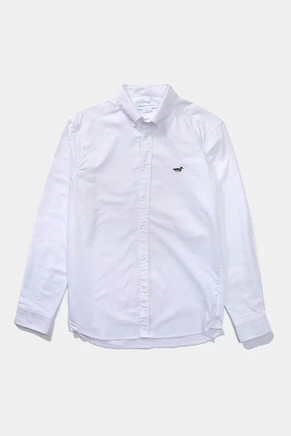 Edmmond Studios Bd Shirt Duck Patch Plain White | Men Shirts