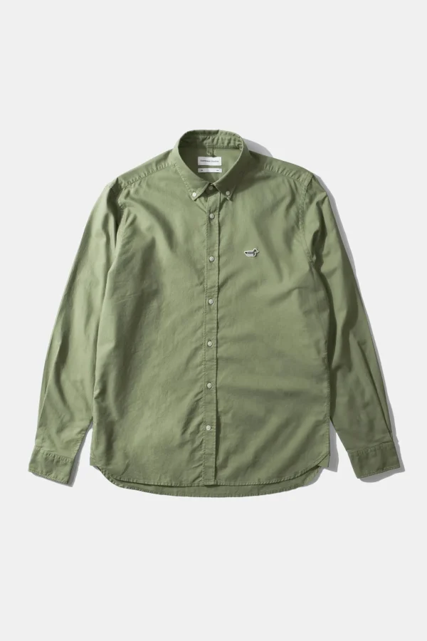 Edmmond Studios Bd Shirt Oxford Plain Olive | Men Shirts