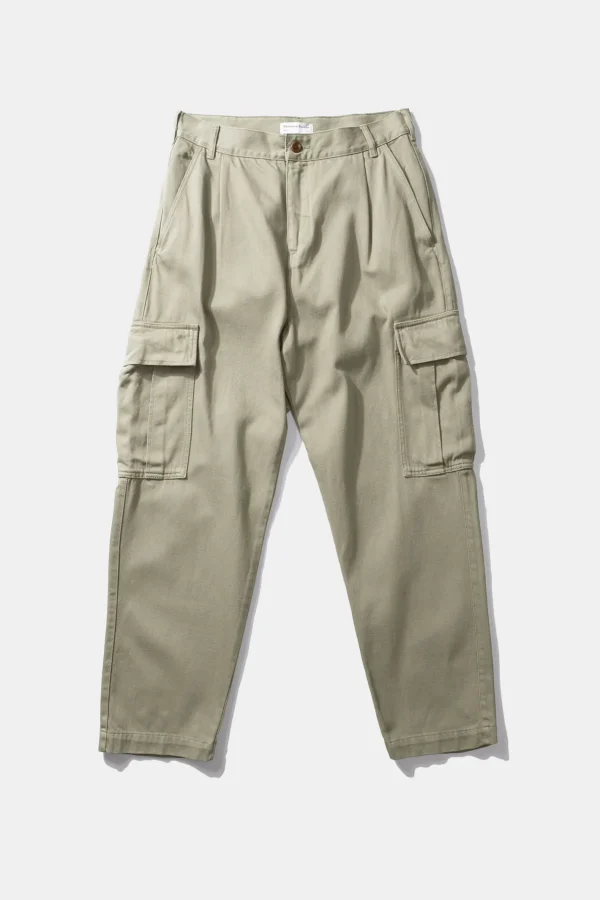 Edmmond Studios Cargo Pants Plain Khaki | Men Trousers