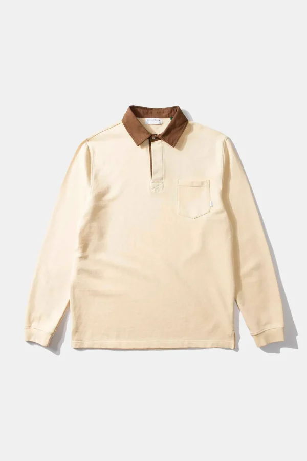 Edmmond Studios College Polo Plain Vainilla | Men Sweatshirts