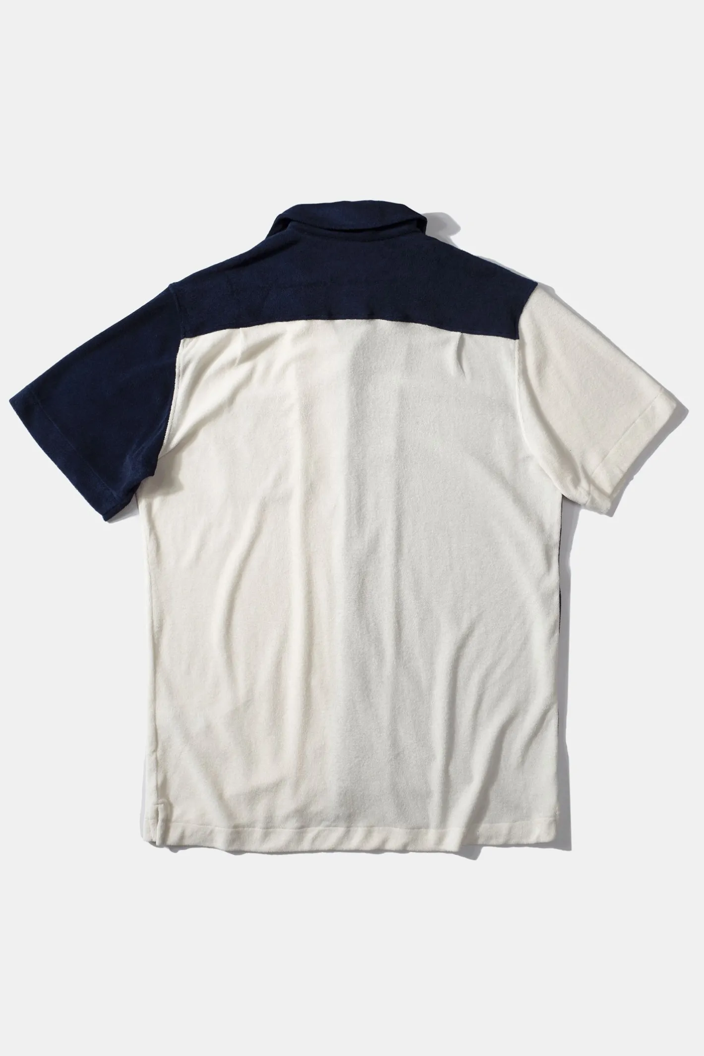 Edmmond Studios Colour Block Terry Shirt | Men Shirts