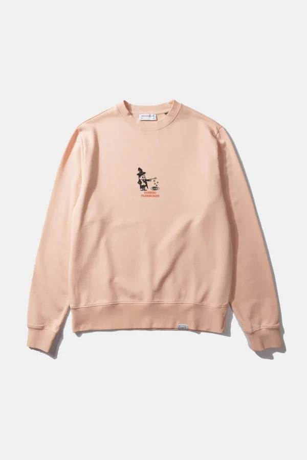 Edmmond Studios Cosmic Pleasures Plain Coral | Men Sweatshirts