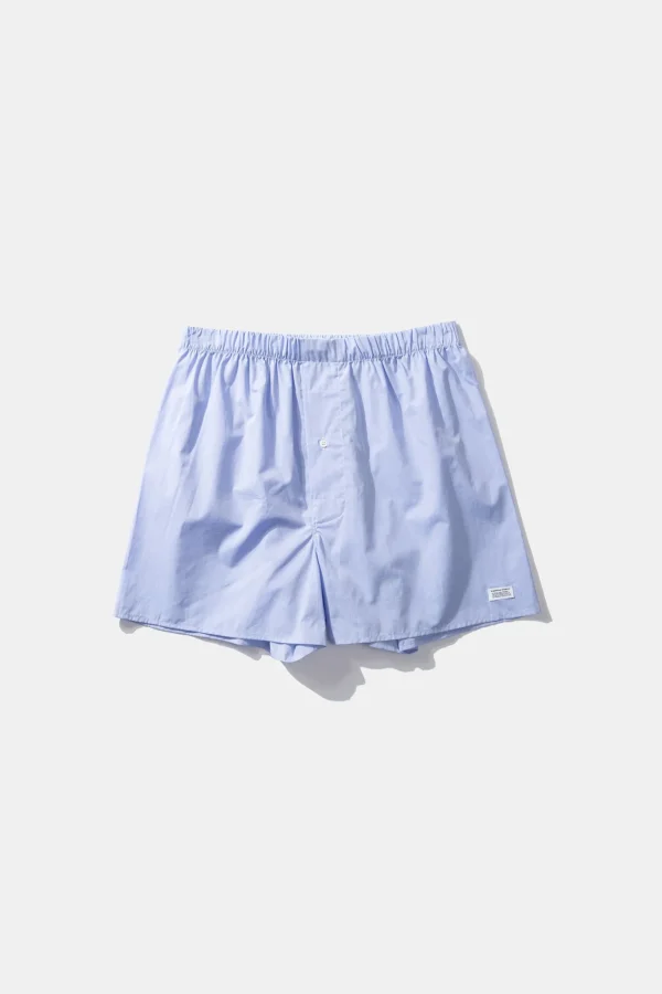 Edmmond Studios Cotton Boxer Plain Light Blue | Men Accessories