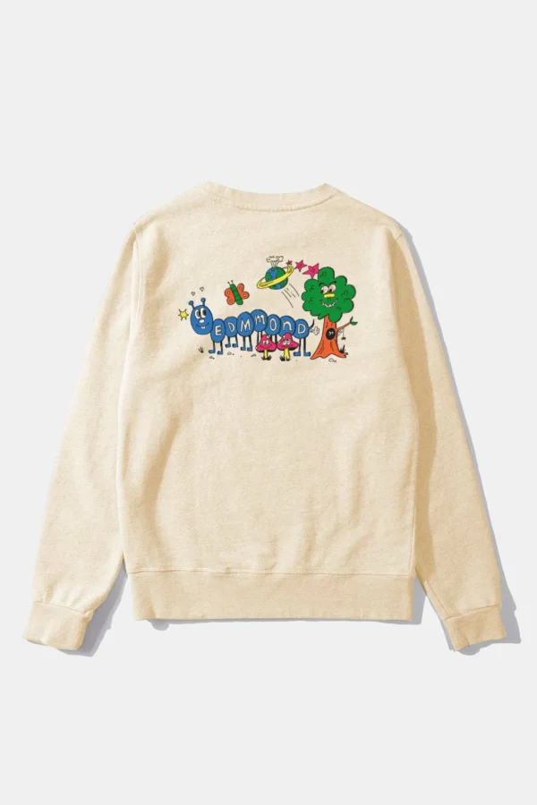 Edmmond Studios Critter Sw Plain Beige | Men Sweatshirts