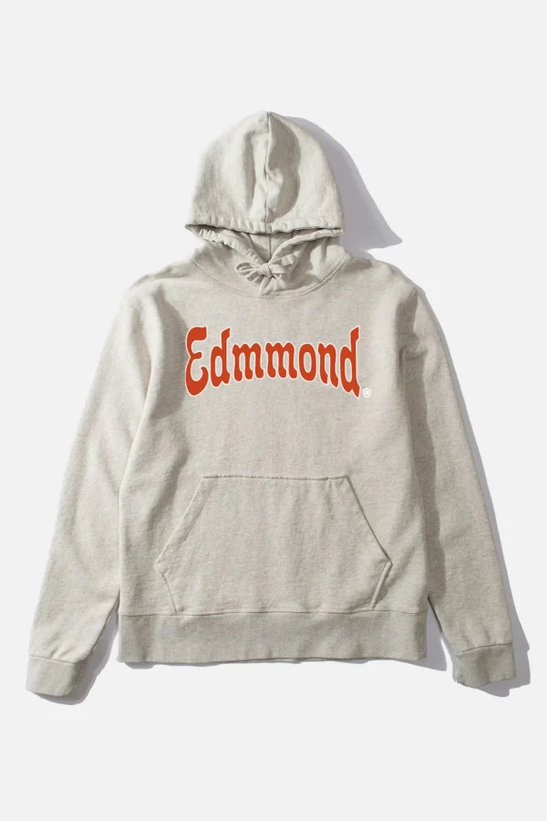 Edmmond Studios Curly Hoodie Plain Grey Melange | Men Sweatshirts