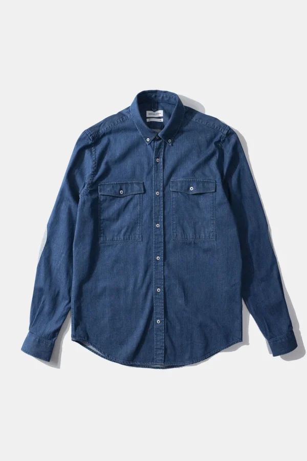 Edmmond Studios Denim Pockets Shirt | Men Shirts