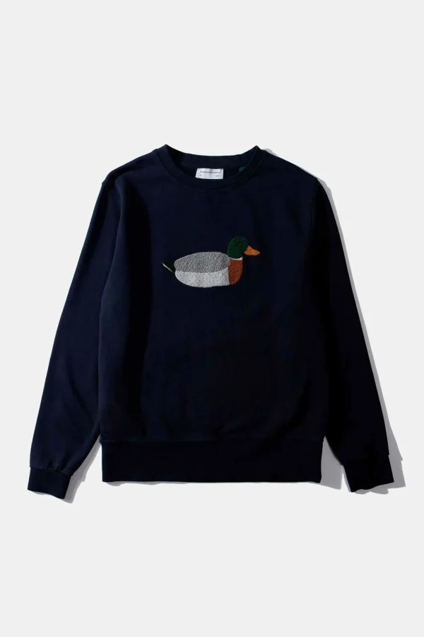 Edmmond Studios Duck Hunt Plain Navy | Men Sweatshirts