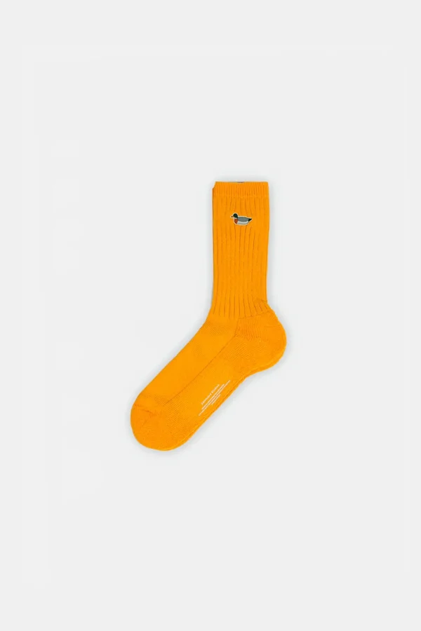 Edmmond Studios Duck Socks Plain Mustard | Men Accessories