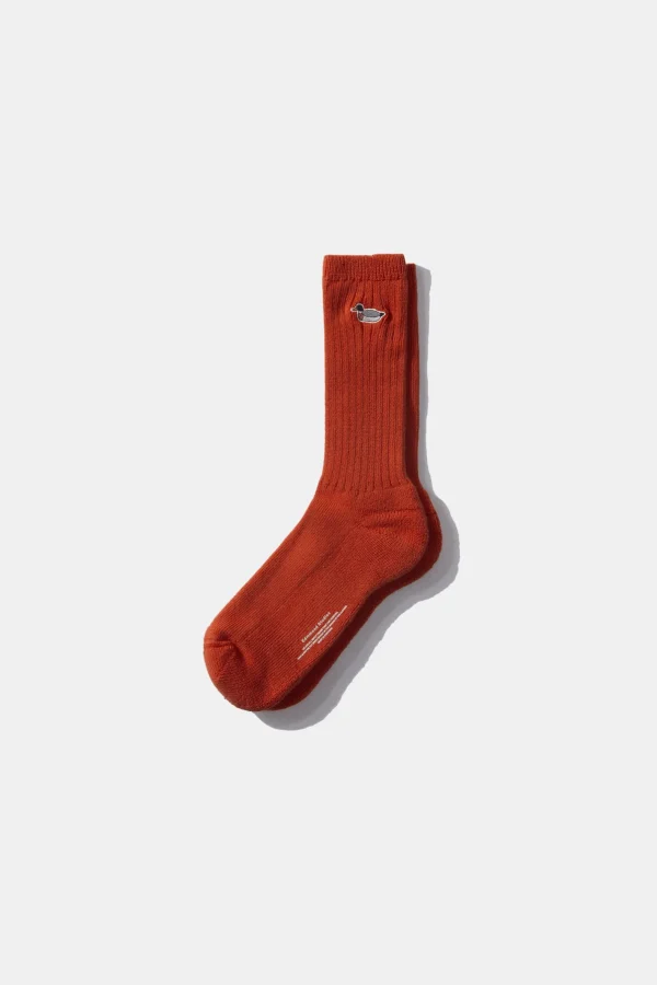 Edmmond Studios Duck Socks Plain Orange | Men Accessories