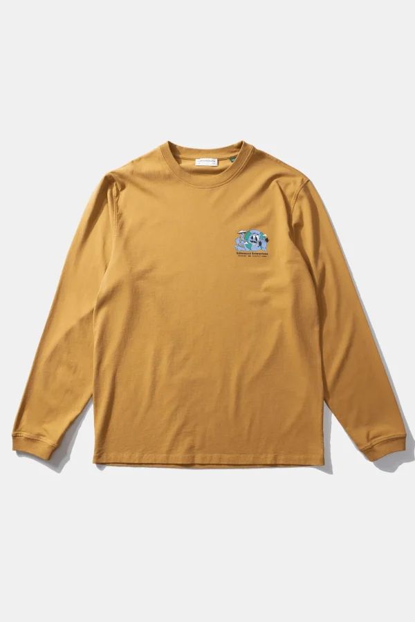 Edmmond Studios Enterprises Ls Plain Caramel | Men T-Shirts