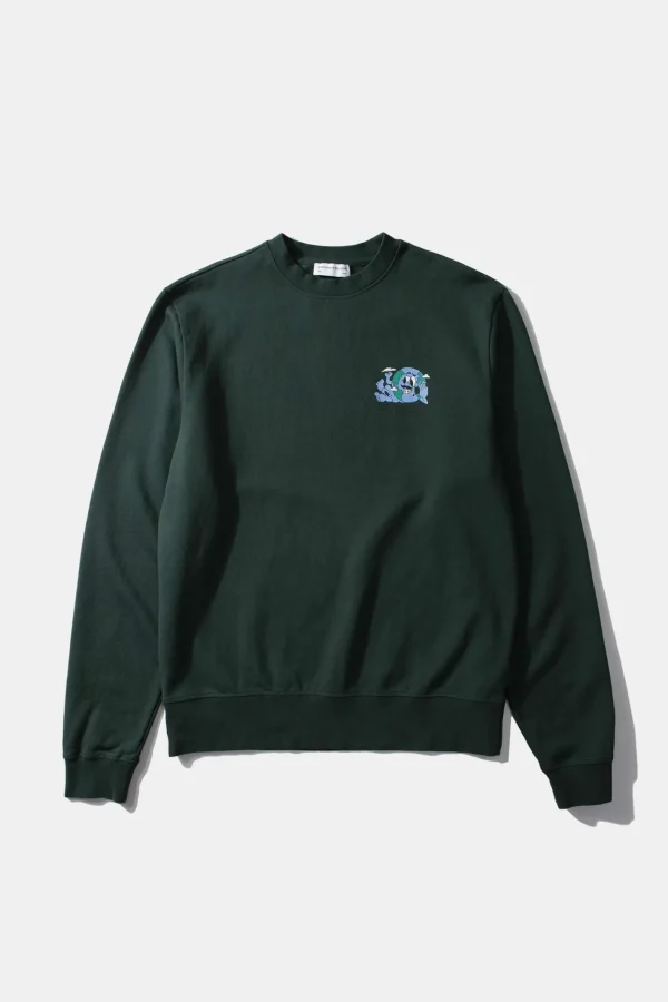 Edmmond Studios Enterprises Sw Plain Dk Green | Men Sweatshirts