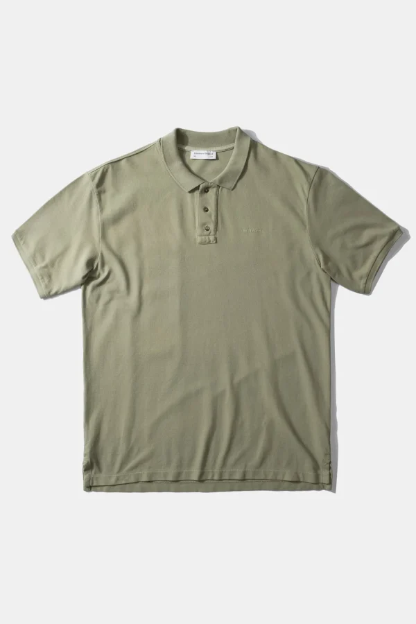 Edmmond Studios Ferry Polo Plain Taupe | Men Polos