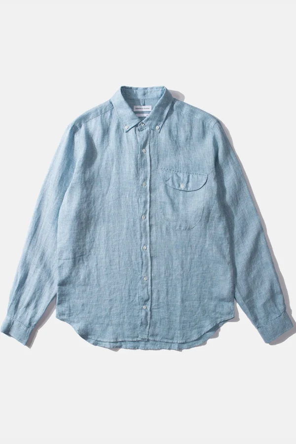 Edmmond Studios Free Shirt Plain Light Blue | Men Shirts