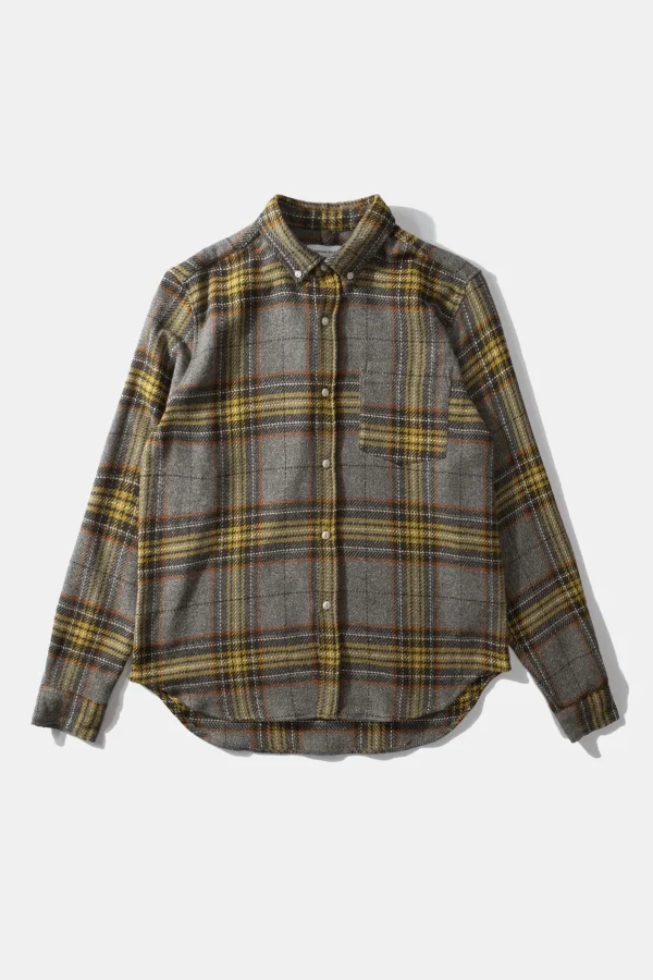 Edmmond Studios Grey Shirt Plain Grey | Men Shirts