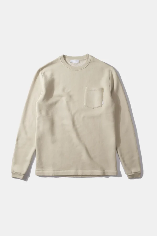 Edmmond Studios Hugo Sw Plain Beige | Men Sweatshirts