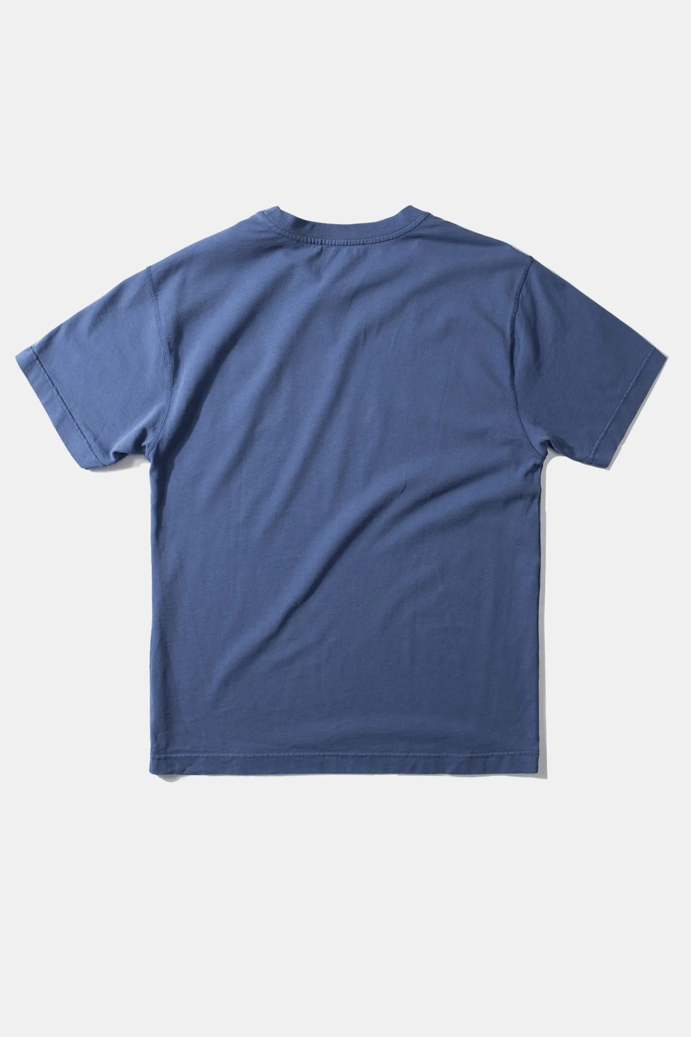 Edmmond Studios Hugo Tee Plain Blue | Men T-Shirts