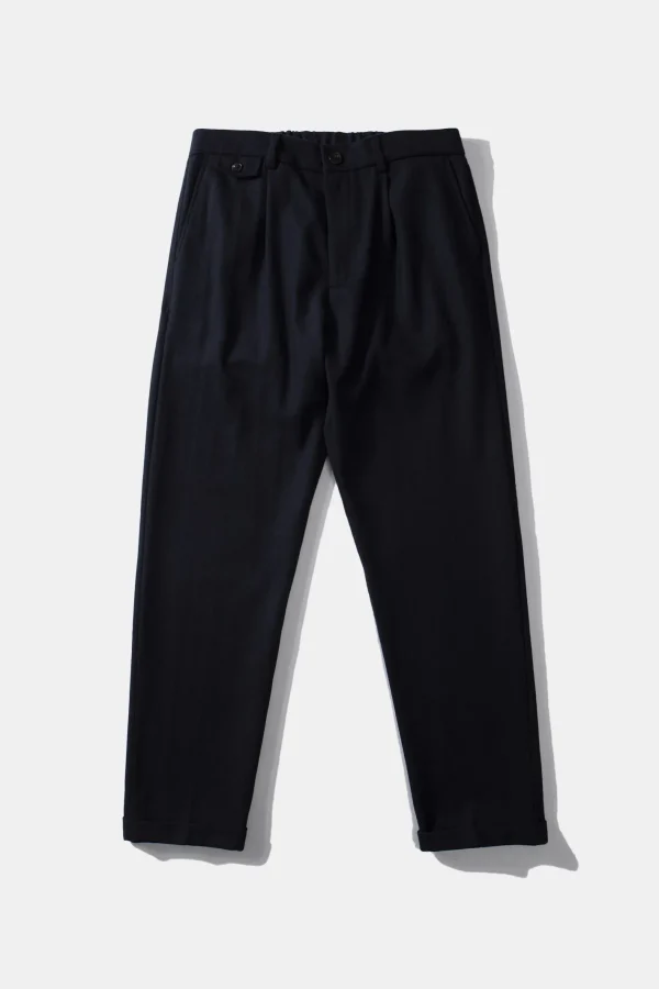 Edmmond Studios Jack Pants Plain Navy | Men Trousers