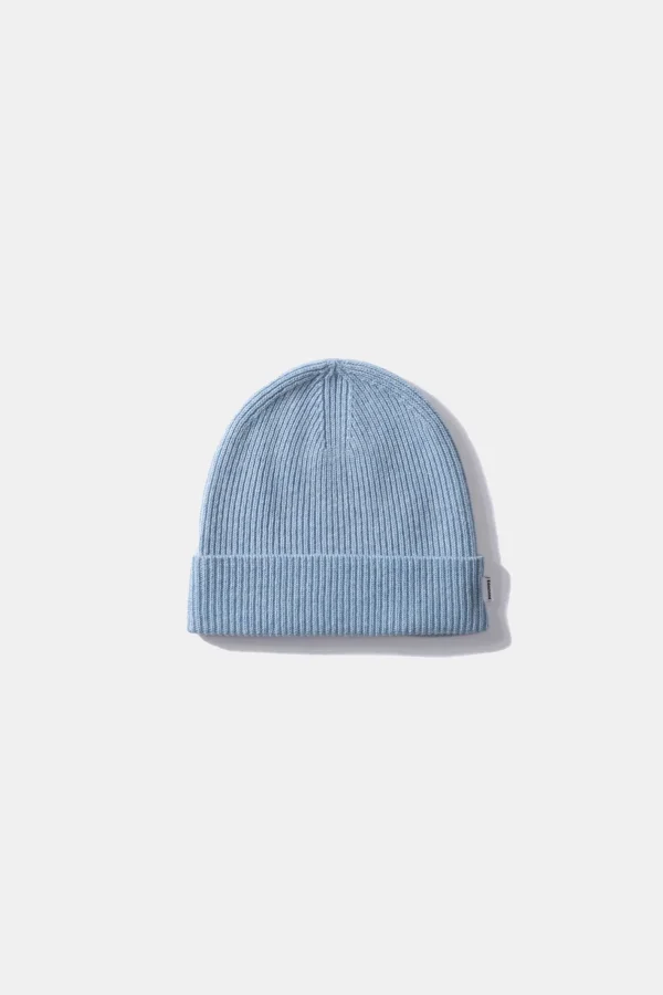 Edmmond Studios Knit Beanie Plain Light Blue | Men Accessories