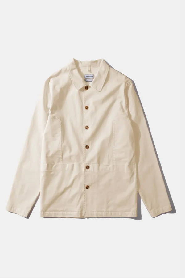 Edmmond Studios Lab Jacket Plain Off White | Men Outerwear