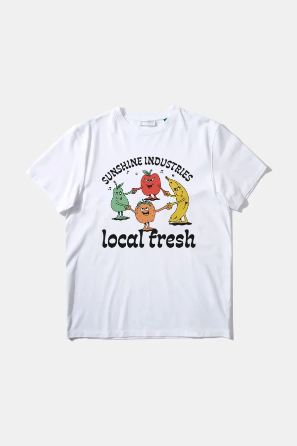 Edmmond Studios Local Fresh Plain White | Men T-Shirts