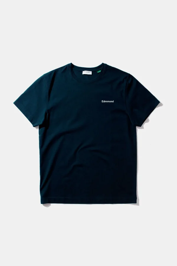 Edmmond Studios Mini Logo Plain Navy | Men T-Shirts
