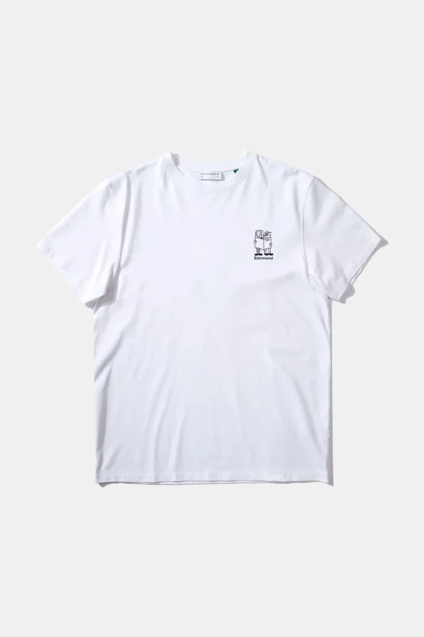 Edmmond Studios Moore Plain White | Men T-Shirts