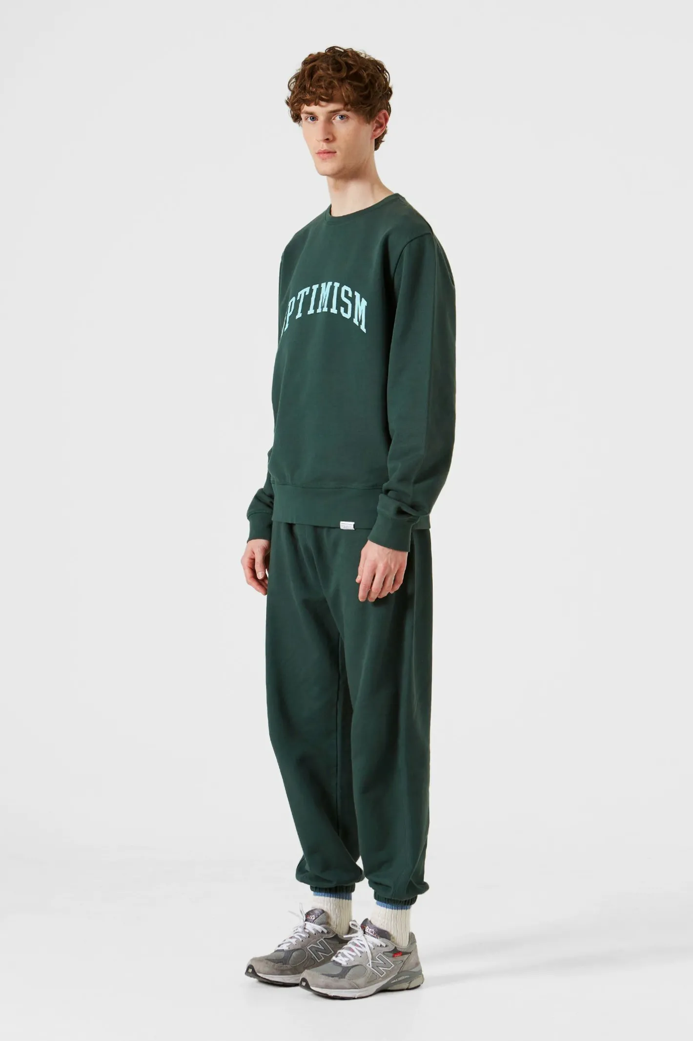 Edmmond Studios Optimism Plain Dk Green | Men Sweatshirts