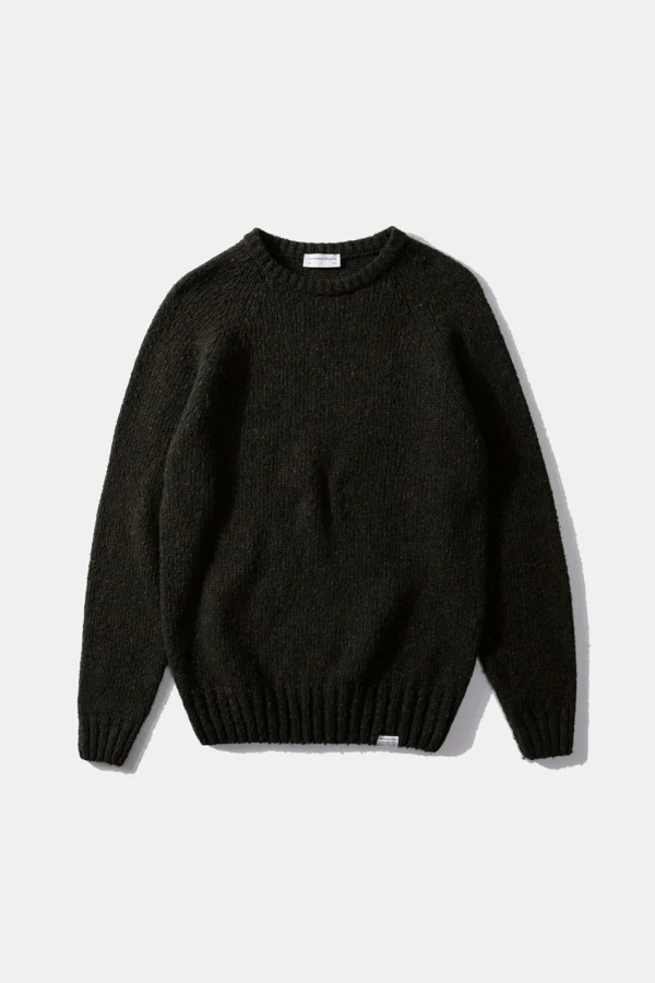 Edmmond Studios Paris Sweater Plain Khaki | Men Knitwear