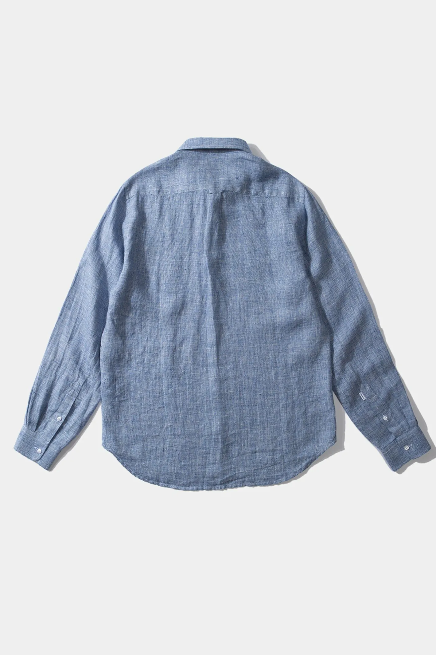 Edmmond Studios Port Shirt Plain Blue | Men Shirts