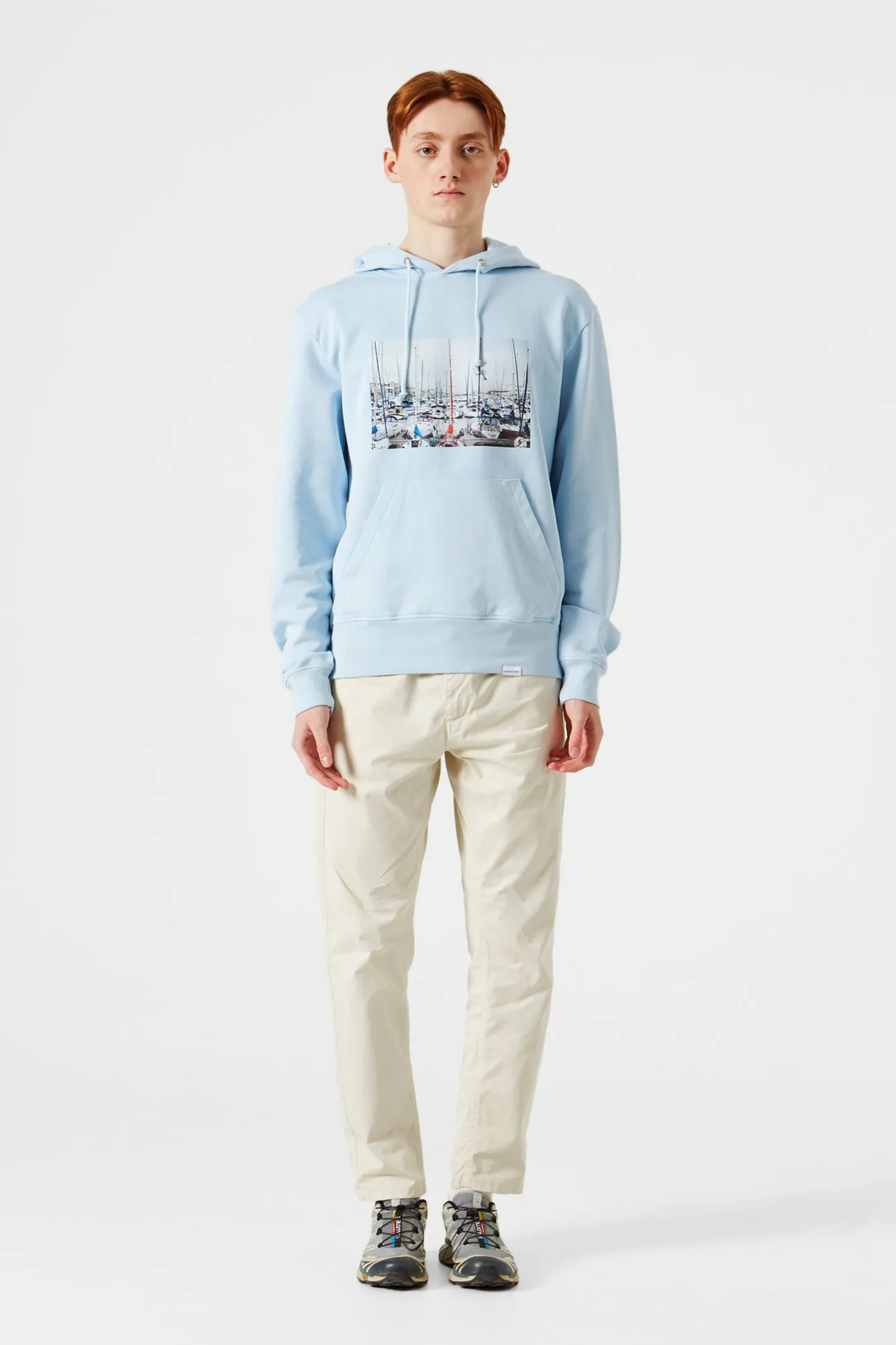 Edmmond Studios Quay Plain Light Blue | Men Sweatshirts