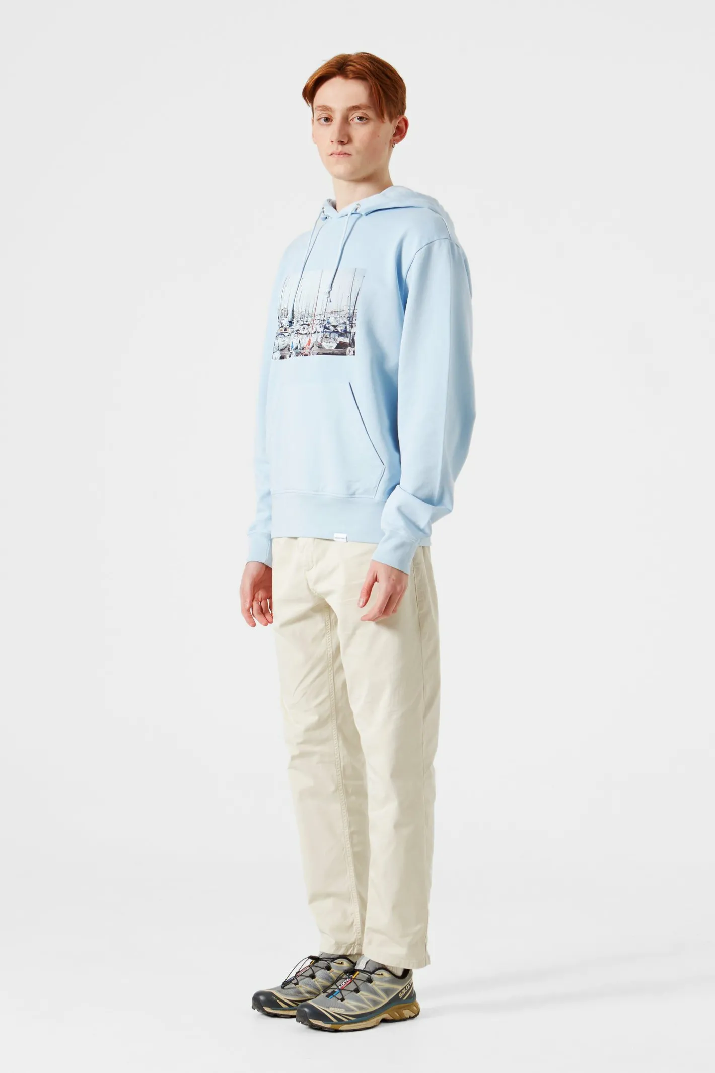 Edmmond Studios Quay Plain Light Blue | Men Sweatshirts