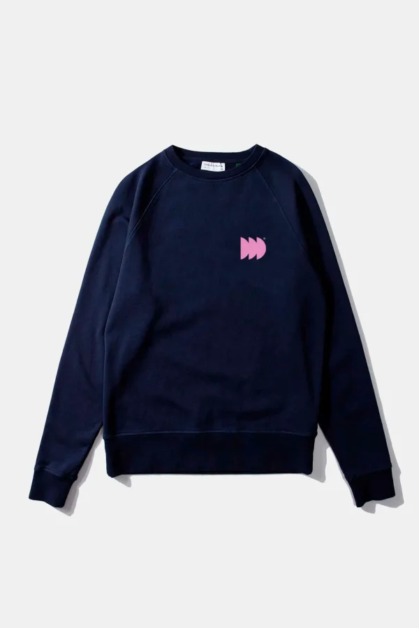 Edmmond Studios Radio Club Sw Plain Navy | Men Sweatshirts