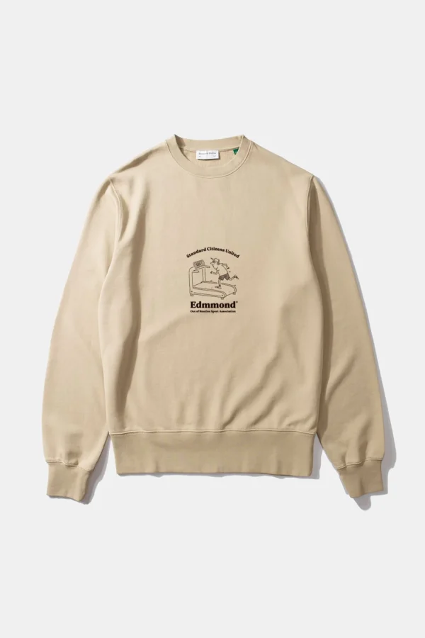 Edmmond Studios Runner Plain Beige | Men Sweatshirts