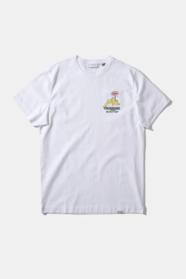 Edmmond Studios Shelly Plain White | Men T-Shirts