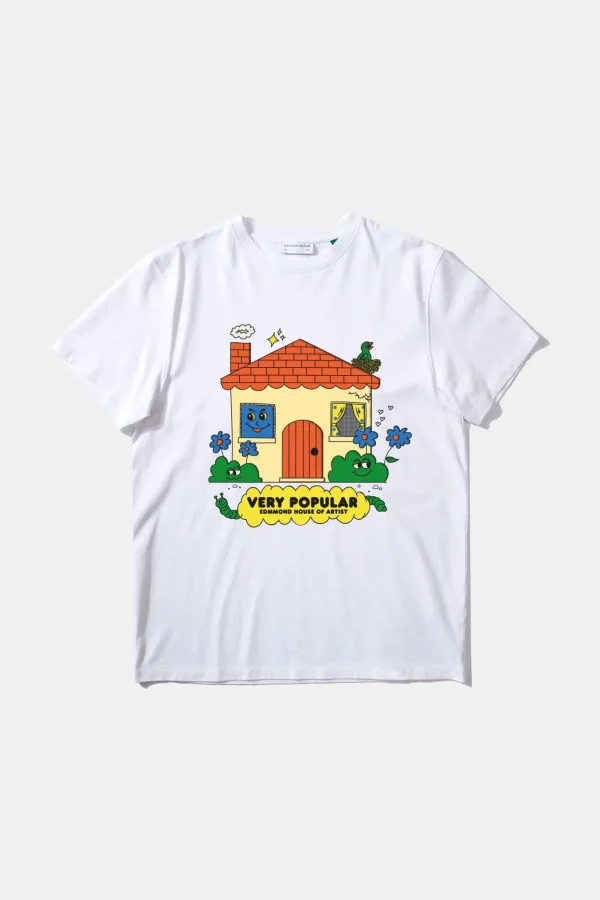 Edmmond Studios Shelter Plain White | Men T-Shirts