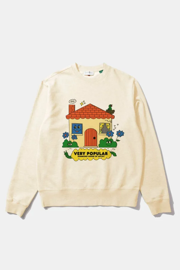 Edmmond Studios Shelter Sw Plain Vainilla | Men Sweatshirts