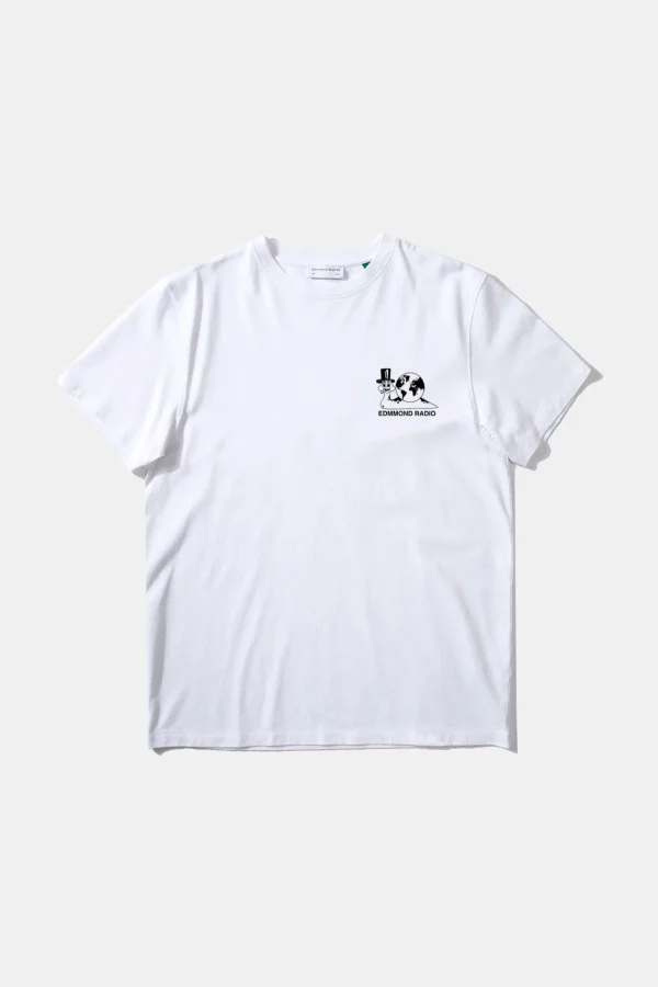 Edmmond Studios Slow Rythms Plain White | Men T-Shirts