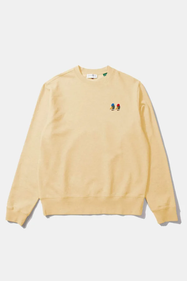 Edmmond Studios Special Duck Sw Plain Light Yellow | Men Sweatshirts