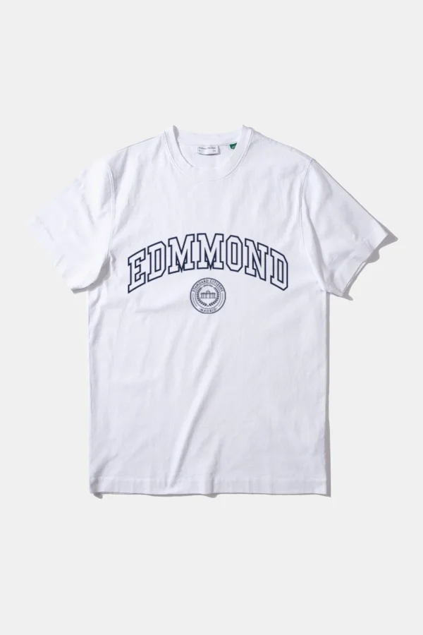 Edmmond Studios Stamp Plain White | Men T-Shirts