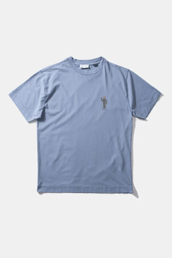 Edmmond Studios Stock Market Plain Steel | Men T-Shirts
