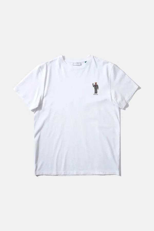 Edmmond Studios Stock Market Plain White | Men T-Shirts