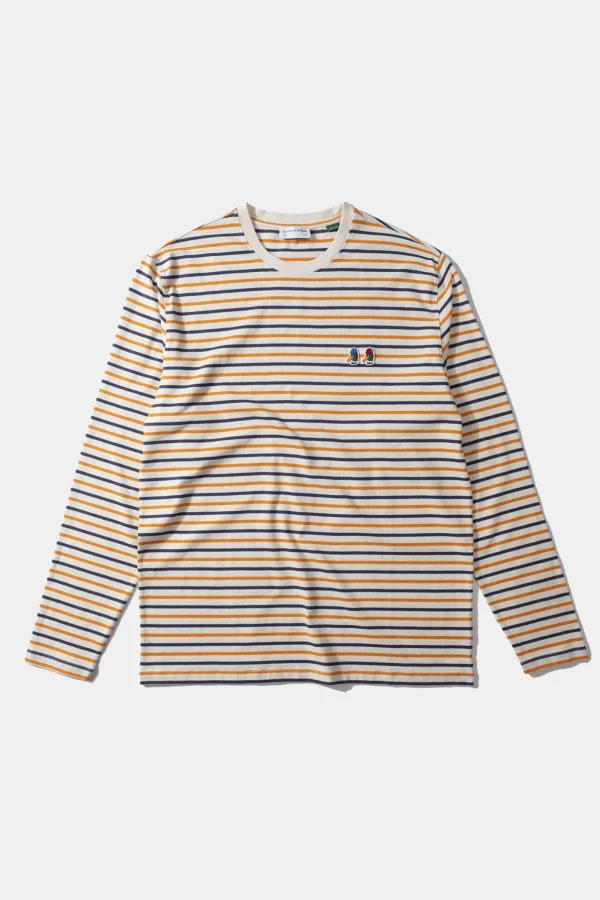 Edmmond Studios Striped Special Plain Off White | Men T-Shirts