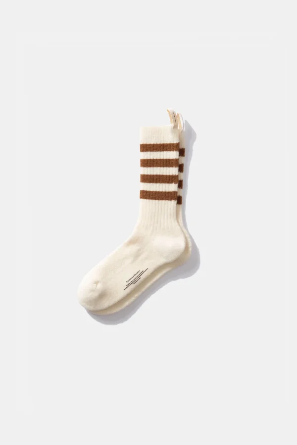 Edmmond Studios Tag Socks Plain Off White | Men Accessories
