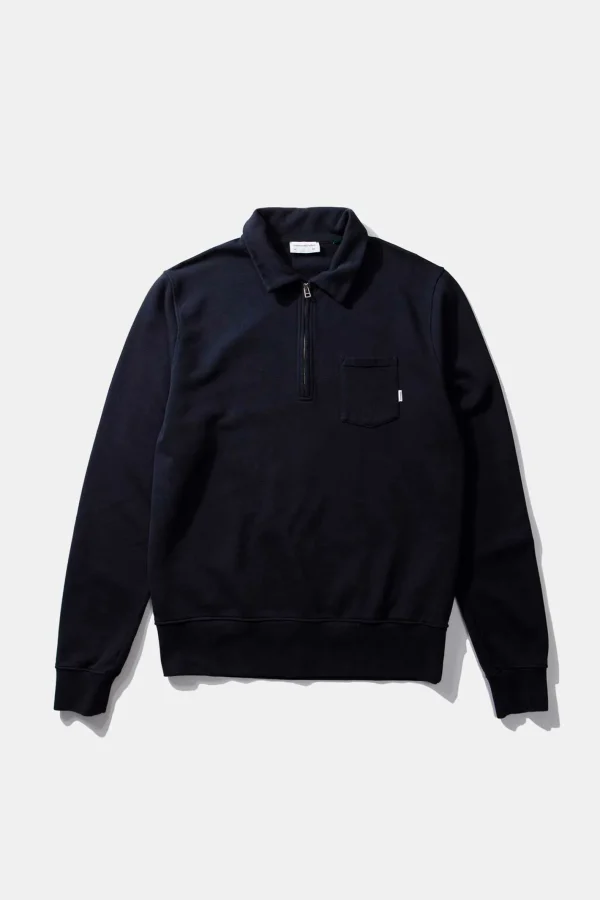 Edmmond Studios Temple Sw Plain Navy | Men Sweatshirts